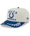 New Era Men's Cream/royal Indianapolis Colts 2025 Nfl Draft A-frame 9fifty Snapback Hat In Cream,royal