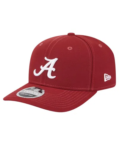 New Era Men's Crimson Alabama Crimson Tide Team Collective 9seventy Stretch-snap Adjustable Hat In Red