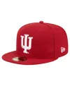 New Era Men's Crimson Indiana Hoosiers 59fifty Fitted Hat In Red