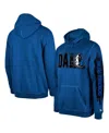 New Era Men's Dallas Mavericks Blue Tip-off Collection Pullover Hoodie In Blue