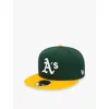 New Era Oakland Athletics Low Profile Ac Performance 59fifty Cap In Dark Green