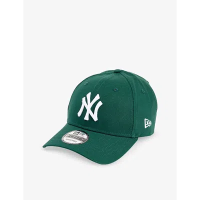 NEW ERA MENS DARK GREEN 9FORTY NEW YORK YANKEES COTTON CAP