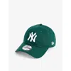 New Era Mens Dark Green 9twenty New York Yankees Cotton Cap In Dark Green