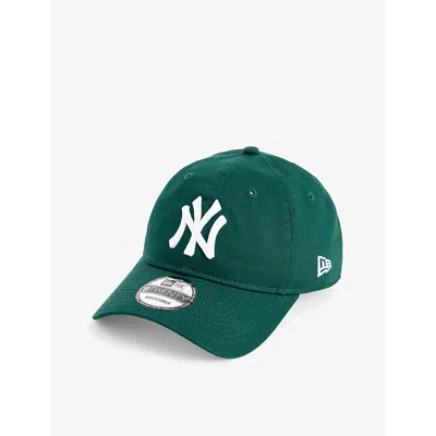 New Era Mens Dark Green 9twenty New York Yankees Cotton Cap