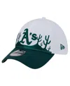 New Era Men's Dark Green Athletics 2025 Spring Training Landscape 39thirty Flex Hat
