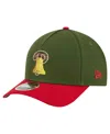 New Era Men's Dark Green Philadelphia Phillies City Feature 9forty A-frame Adjustable Hat In Dark Green