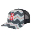 New Era Men's Denim/navy Boston Red Sox Aztec Denim 9seventy Adjustable Hat In Blue