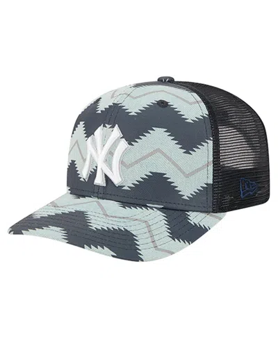 New Era Men's Denim/navy New York Yankees Aztec Denim 9seventy Adjustable Hat In Blue