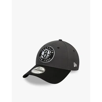 New Era Mens Dk Grey 9forty Brooklyn Nets Cotton Baseball Cap