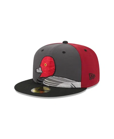New Era Men's Gray Aberdeen Ironbirds Theme Nights 59fifty Fitted Hat