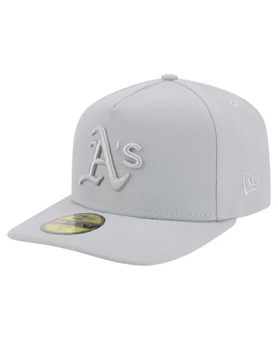 New Era Men's Gray Athletics Colorpack 59fifty Fitted Hat
