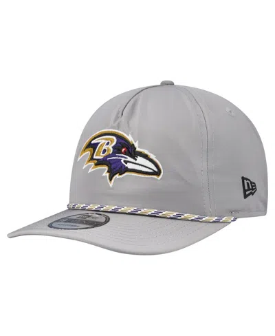 New Era Men's Gray Baltimore Ravens Rope 19twenty Hat