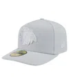 New Era Men's Gray Chicago Blackhawks Color Pack A-frame 59fifty Fitted Hat In Gray