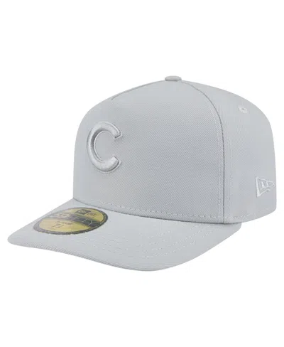 New Era Men's Gray Chicago Cubs Colorpack 59fifty Fitted Hat