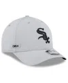 New Era Men's Gray Chicago White Sox 2025 Mlb Clubhouse 9forty M-crown Adjustable Hat