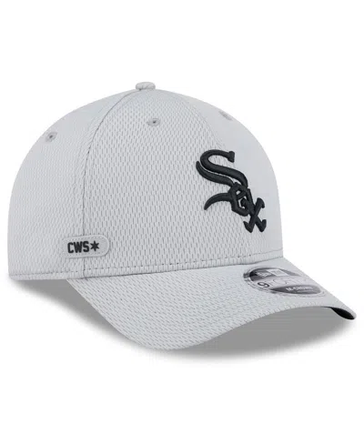 New Era Men's Gray Chicago White Sox 2025 Mlb Clubhouse 9forty M-crown Adjustable Hat