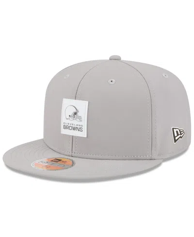 New Era Men's Gray Cleveland Browns 2025 Sideline 59fifty Fitted Hat
