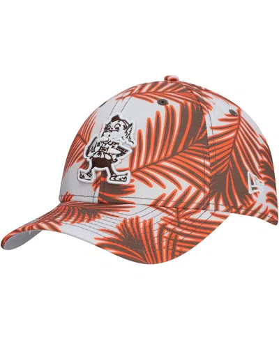 New Era Men's Gray Cleveland Browns Palms 39thirty Flex Hat