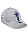 New Era Men's Gray Dallas Cowboys 2024 Sideline 9forty Stretch-snap Hat In Gray