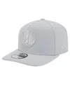 New Era Men's Gray Dallas Mavericks Colorpack A-frame Pinch Front 9fifty Snapback Hat In Gray