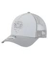New Era Men's Gray D.c. United Color Pack 9forty A-frame Adjustable Trucker Hat