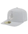 New Era Men's Gray Minnesota United Fc Color Pack A-frame 59fifty Fitted Hat