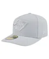 New Era Men's Gray Minnesota Wild Color Pack A-frame 59fifty Fitted Hat In Gray