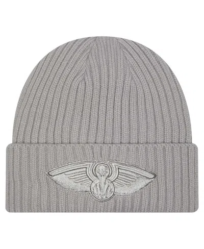 New Era Men's Gray New Orleans Pelicans Color Pack Cuffed Knit Hat