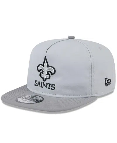 New Era Men's Gray New Orleans Saints 2024 Nfl Training Camp Golfer Snapback Hat