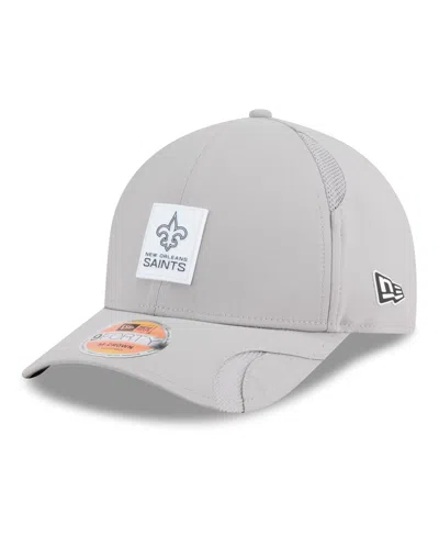 New Era Men's Gray New Orleans Saints 2025 Sideline M-crown 9forty Adjustable Hat