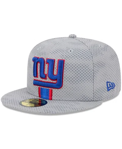 New Era Men's Gray New York Giants 2024 Sideline 59fifty Fitted Hat