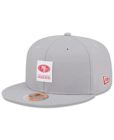New Era Men's Gray San Francisco 49ers 2025 Sideline 59fifty Fitted Hat