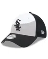 New Era Men's Gray/black Chicago White Sox 2025 Spring Training 39thirty Flex Hat In Gray,black