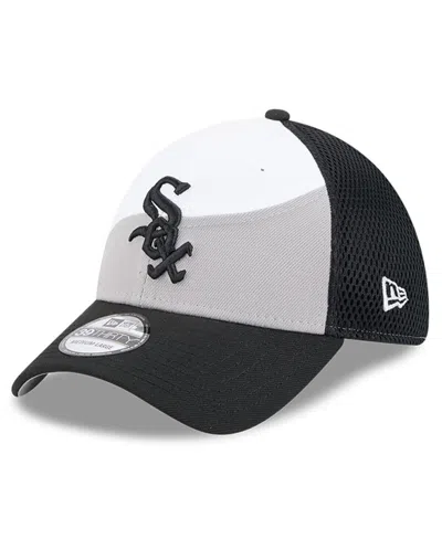 New Era Men's Gray/black Chicago White Sox 2025 Spring Training 39thirty Flex Hat In Gray,black