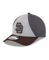 New Era Men's Gray/brown San Diego Padres 2025 Batting Practice 9forty M-crown Adjustable Hat In Gray,brown