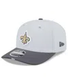 New Era Men's Gray/graphite New Orleans Saints 2025 Nfl Training Camp 9seventy Adjustable Hat
