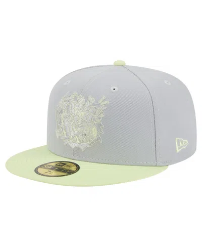 New Era Men's Gray/light Green Teenage Mutant Ninja Turtles Two-tone Color Pack 59fifty Fitted Hat In Multi