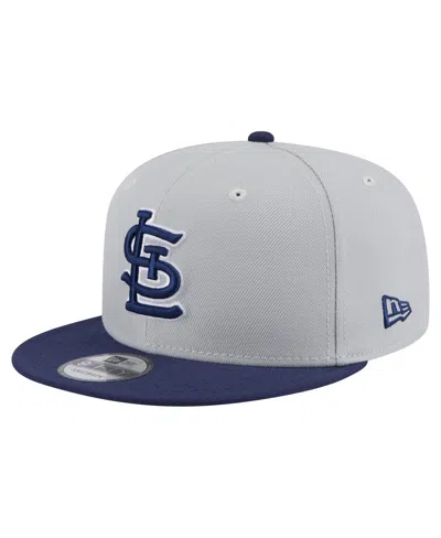 New Era Men's Gray/navy St. Louis Cardinals 2-tone Color Pack 9fifty Snapback Hat