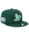 New Era Men's Green Athletics 2025 Big League Chew 59fifty Fitted Hat