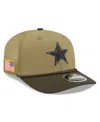 New Era Men's Green Dallas Cowboys 2025 Salute To Service 9seventy Adjustable Hat In Multi