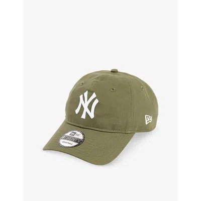 New Era Mens Green Med 9twenty New York Yankees Cotton Cap