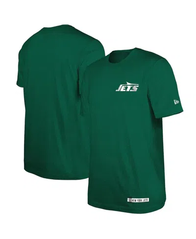 New Era Men's Green New York Jets 2024 Nfl Training Camp T-shirt In Heather Green