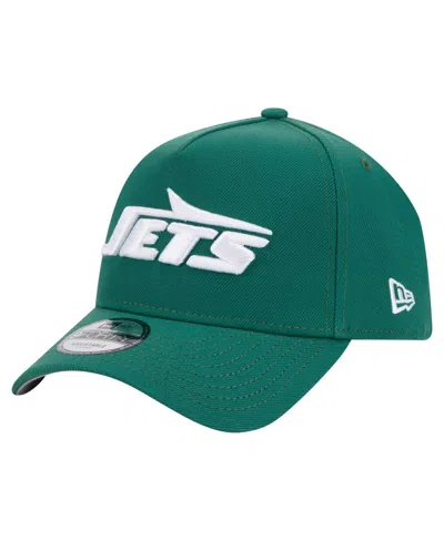 New Era Men's Green New York Jets A-frame 9forty Adjustable Hat