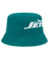 New Era Men's Green New York Jets Helmet Bucket Hat In Green