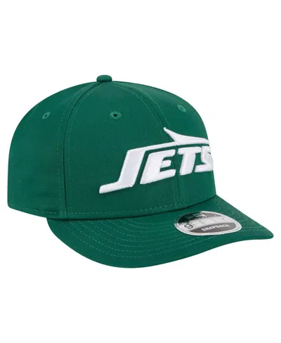 New Era Men's Green New York Jets Main Low Profile 9fifty Snapback Hat
