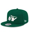New Era Men's Green New York Jets Standard 9fifty Snapback Hat In Green