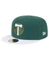 New Era Men's Green Portland Timbers 2025 Kickoff 59fifty Fitted Hat In Green