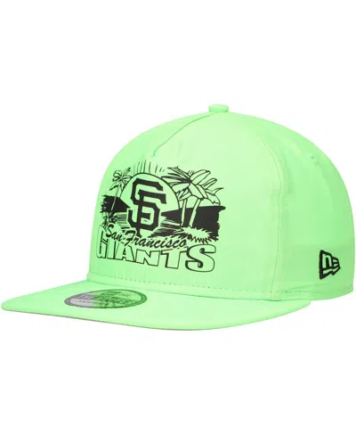 New Era Men's Green San Francisco Giants Neon Golfer Snapback Hat