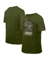 NEW ERA MEN'S GREEN ST. LOUIS CARDINALS ARMED FORCES T-SHIRT