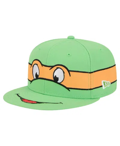 New Era Men's Green Teenage Mutant Ninja Turtles Michelangelo 9fifty Snapback Hat
